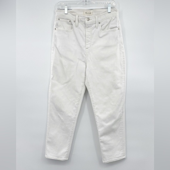 Madewell Classic White Straight jeans Size 29 - Picture 2 of 7